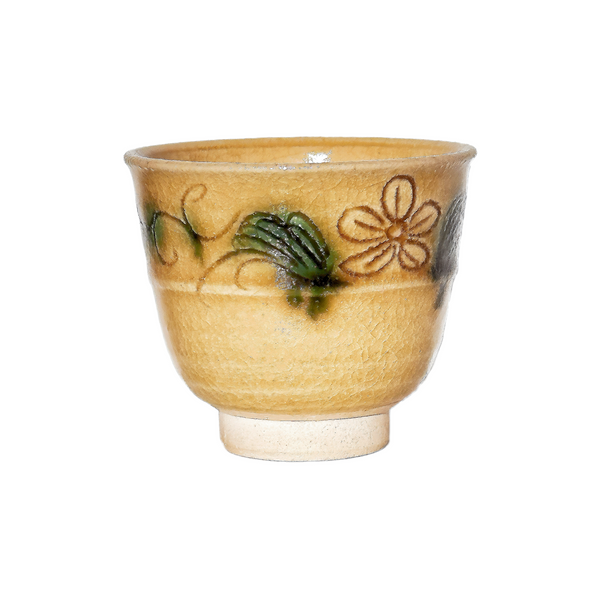Masao Nakajima Yellow Seto  Teacup Yunomi 100ml